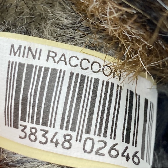 Folkmanis Mini Raccoon Finger Puppet Plush Pretend Play Toy Trash Bandit - Picture 6 of 7